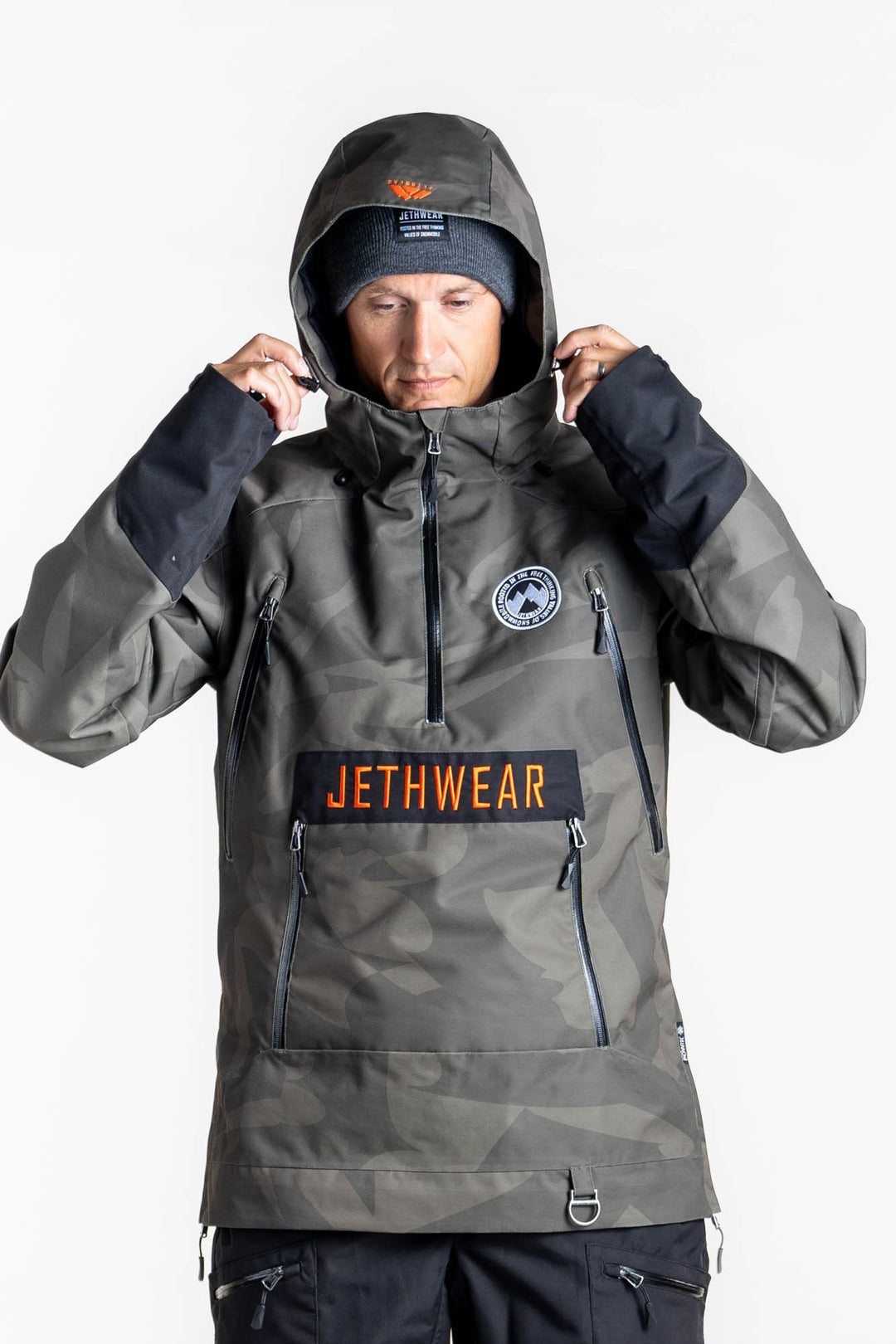 Jethwear flight anorak - moss burst