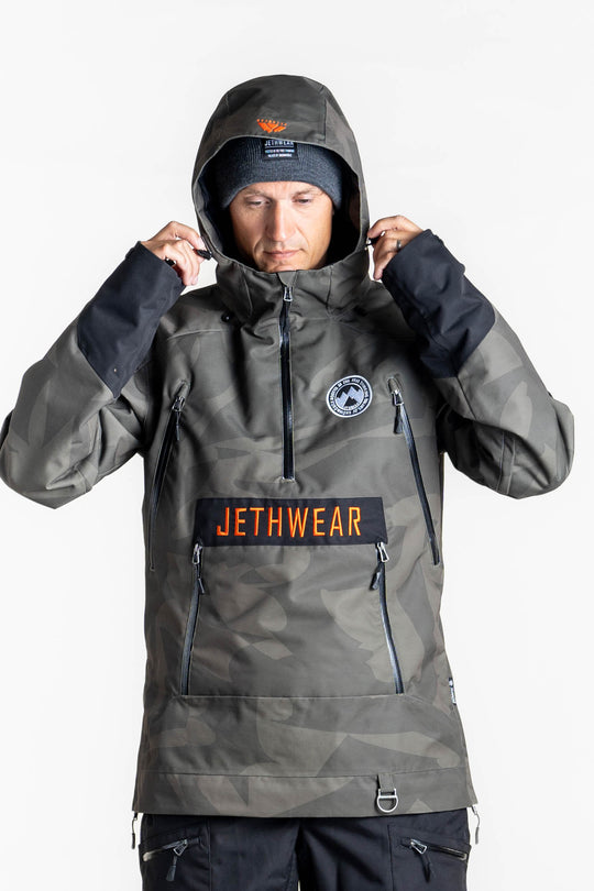 Jethwear flight anorak - moss burst