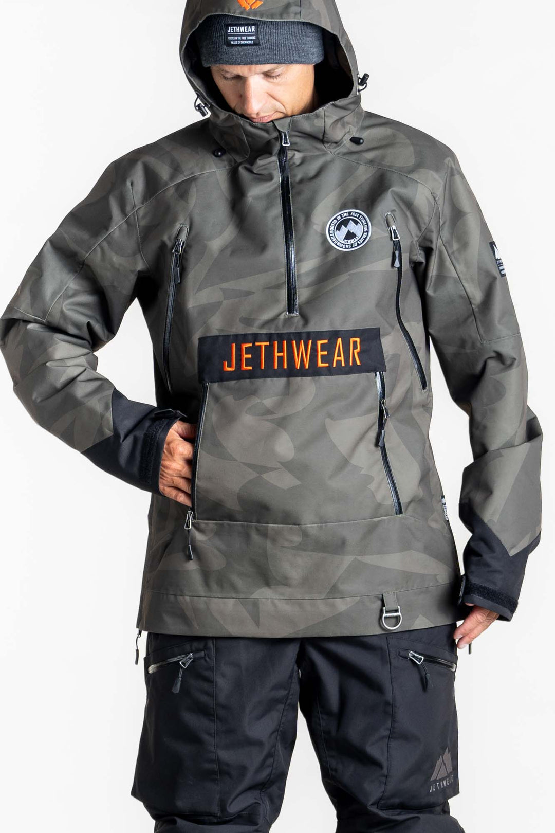 Jethwear flight anorak - moss burst