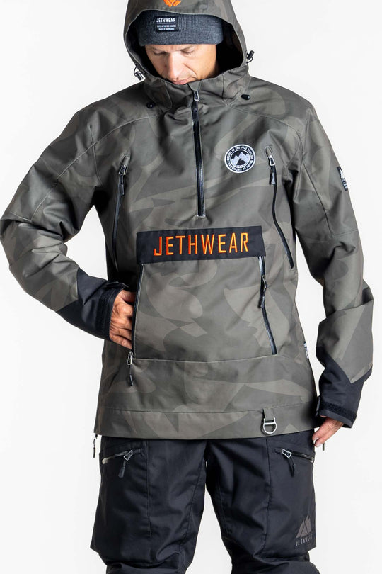 Jethwear flight anorak - moss burst