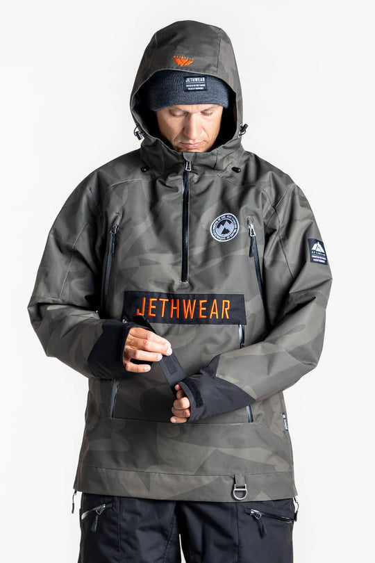 Jethwear flight anorak - moss burst