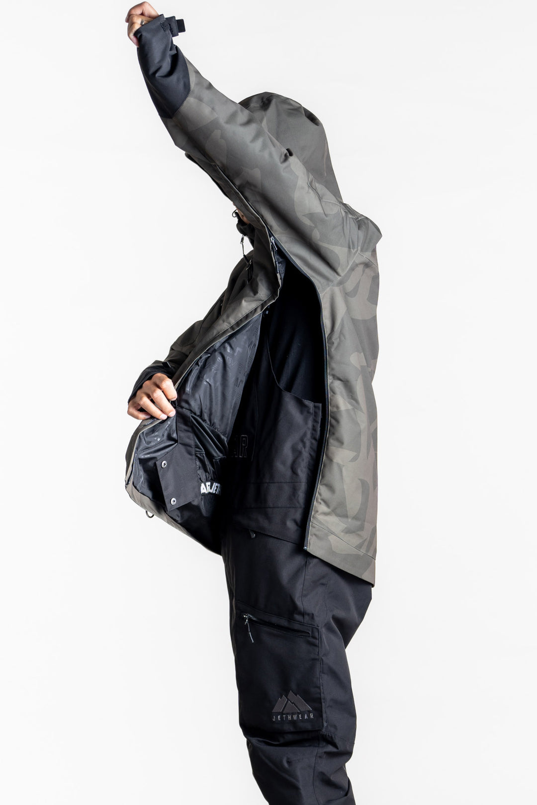 Jethwear flight anorak - moss burst