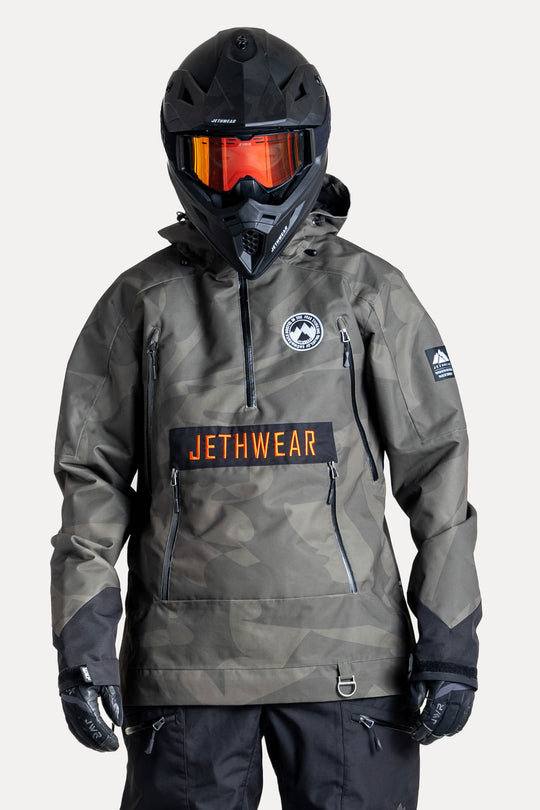 Jethwear flight anorak - moss burst