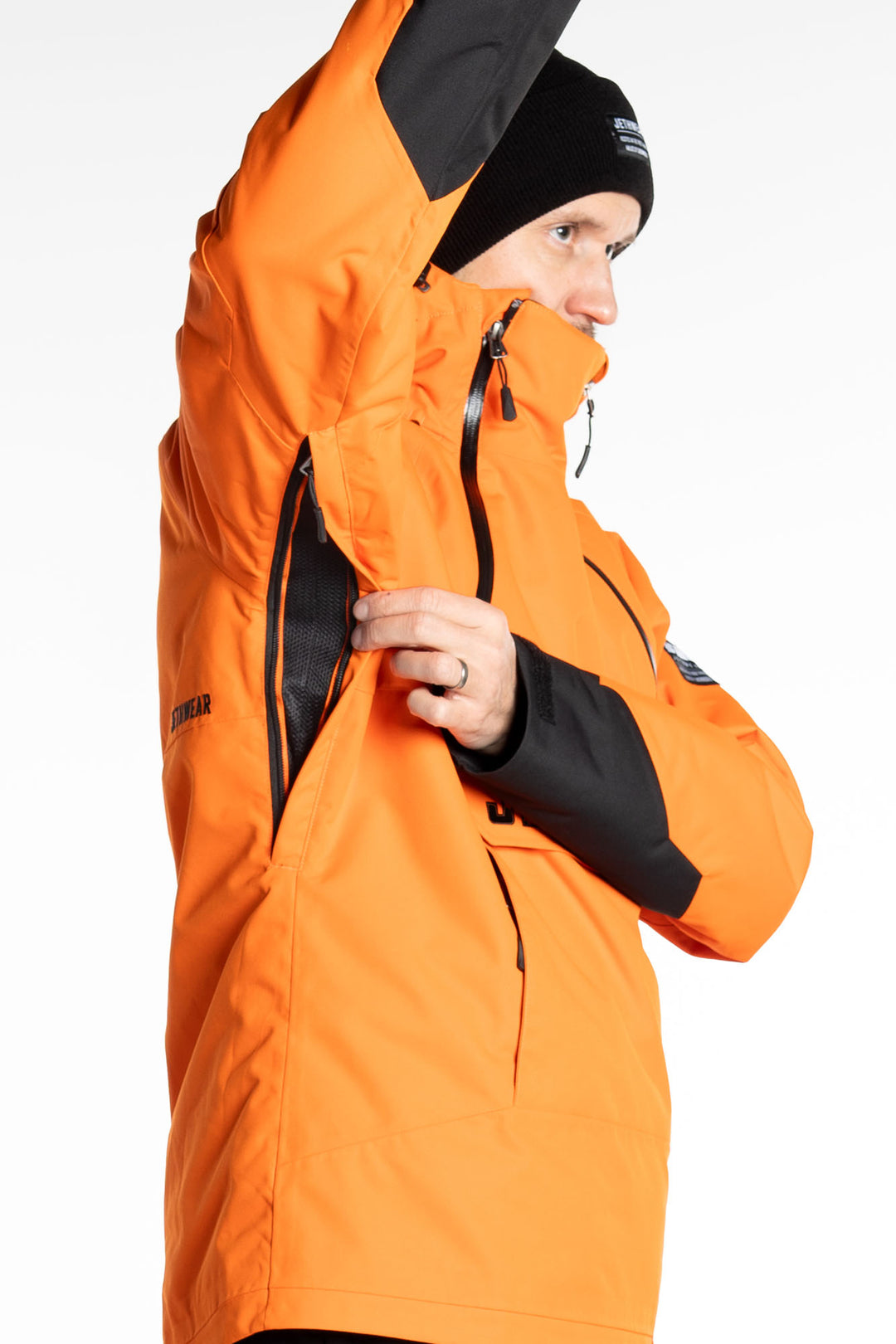 Jethwear Flight Anorak - 40g vuorattu skootteritakki, oranssi