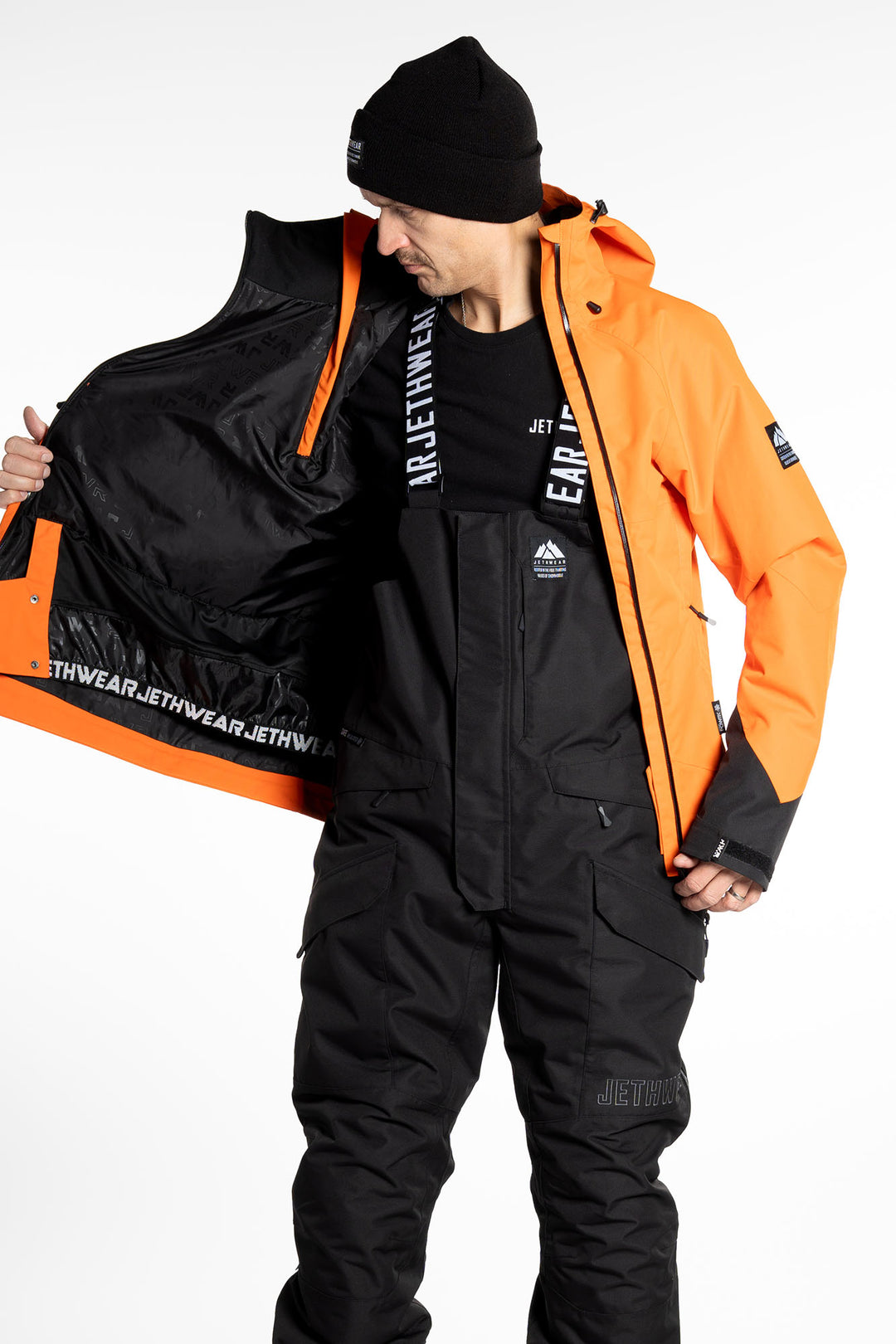 Jethwear Flight Anorak - 40g vuorattu skootteritakki, oranssi