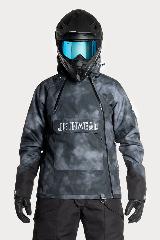 Jethwear Flight Anorak - 40g vuorattu skootteritakki Dark TieDye