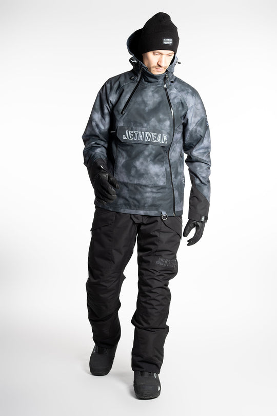 Jethwear Flight Anorak - 40g vuorattu skootteritakki Dark TieDye