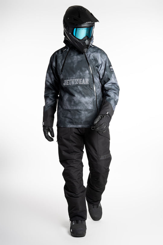 Jethwear Flight Anorak - 40g vuorattu skootteritakki Dark TieDye