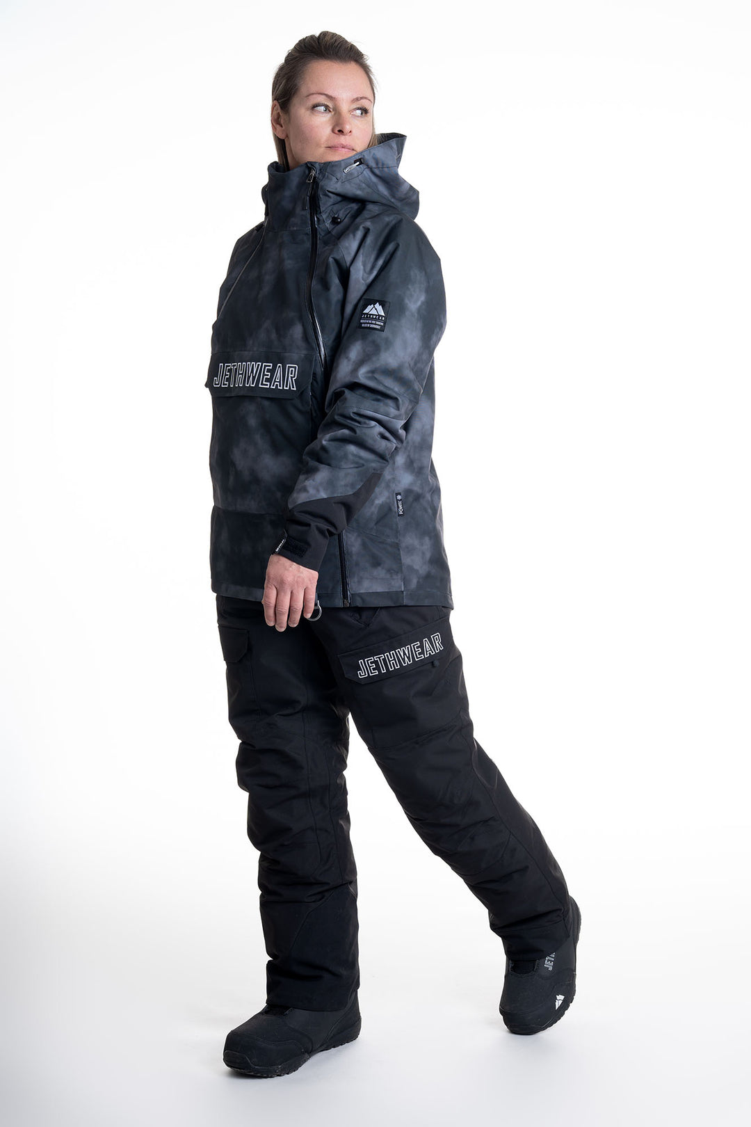 Jethwear Flight Anorak - 40g vuorattu skootteritakki Dark TieDye