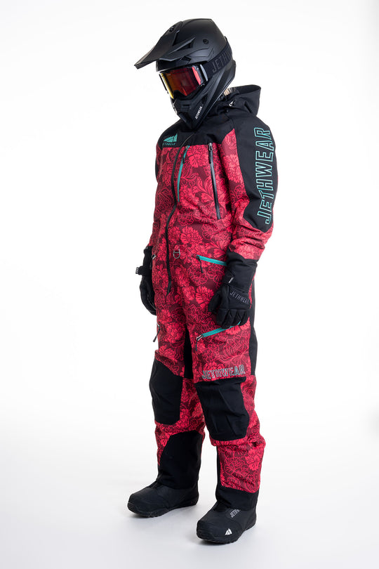 Jethwear W's The One S.A.F.E - Peony Floral Fodrad Skoteroverall