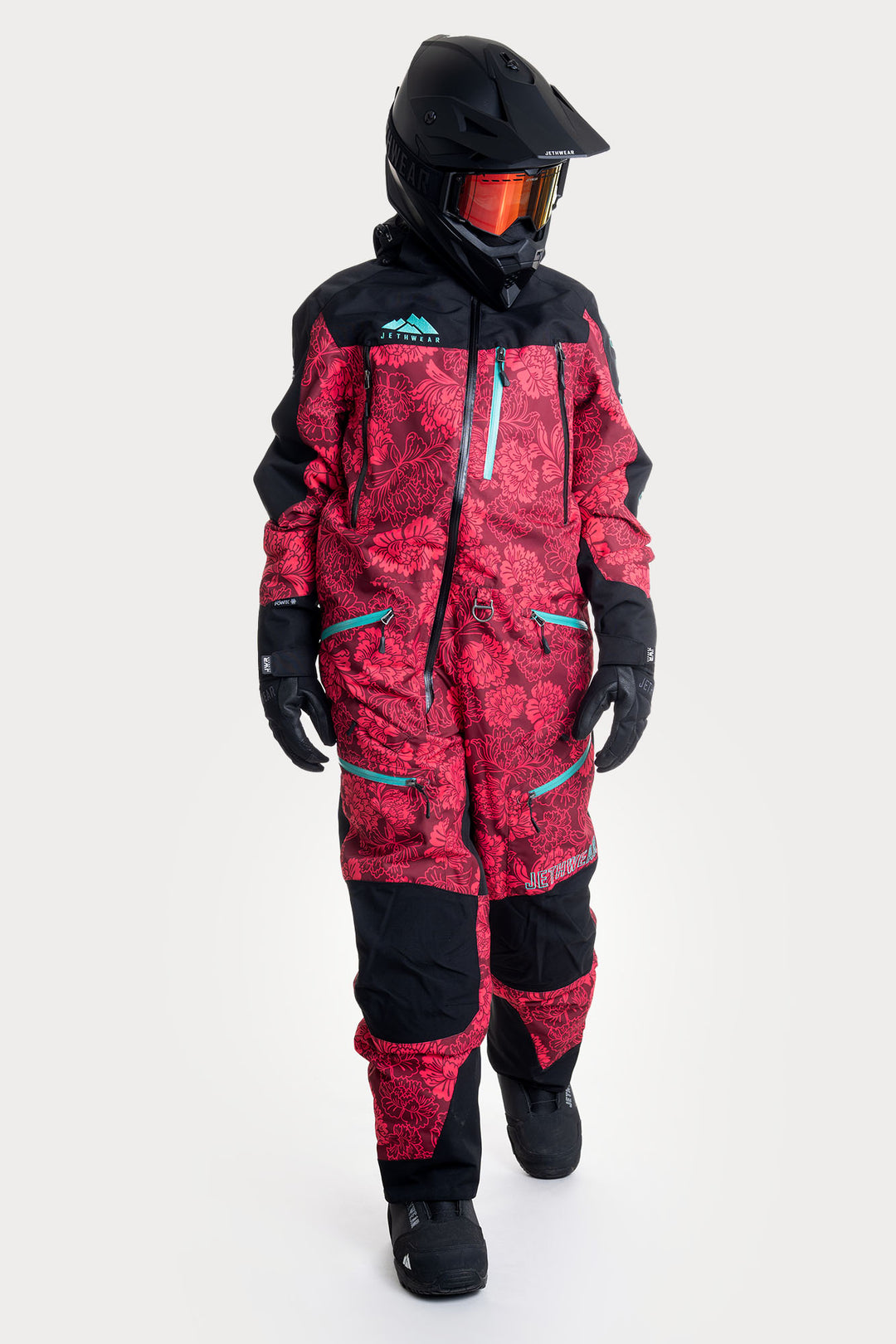 Jethwear W's The One S.A.F.E - Peony Floral Fodrad Skoteroverall