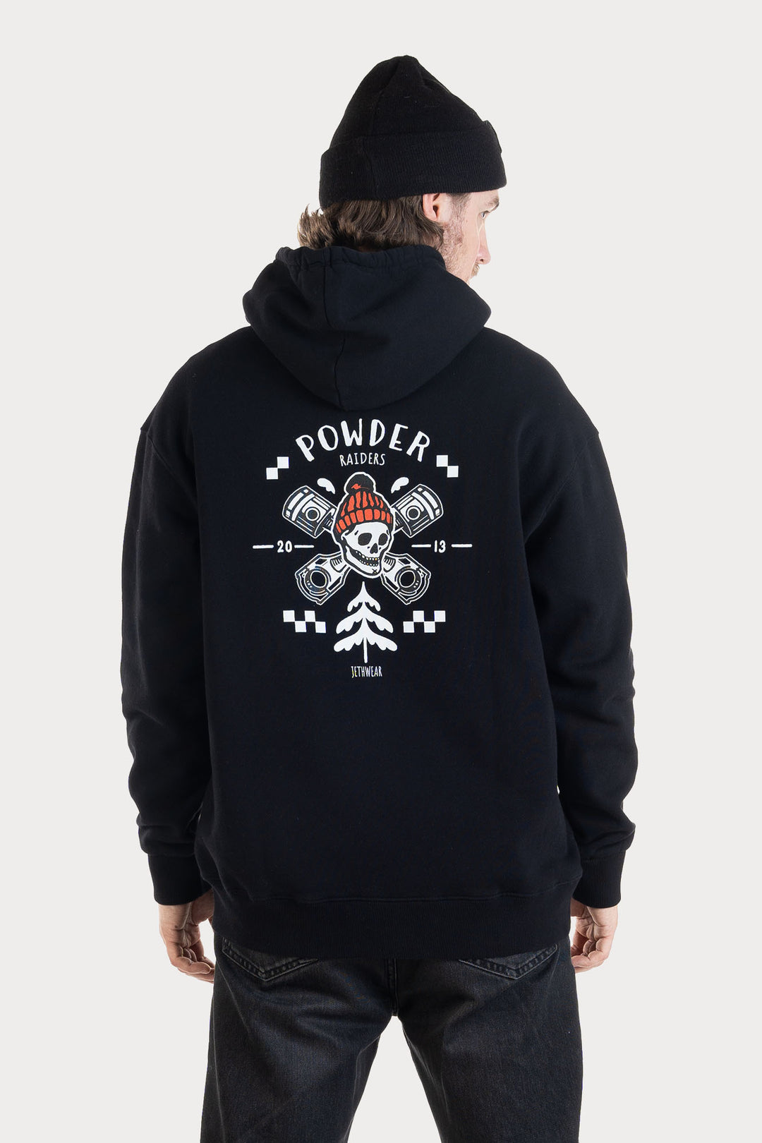 Jethwear Hood "Powder Raiders" - Svart