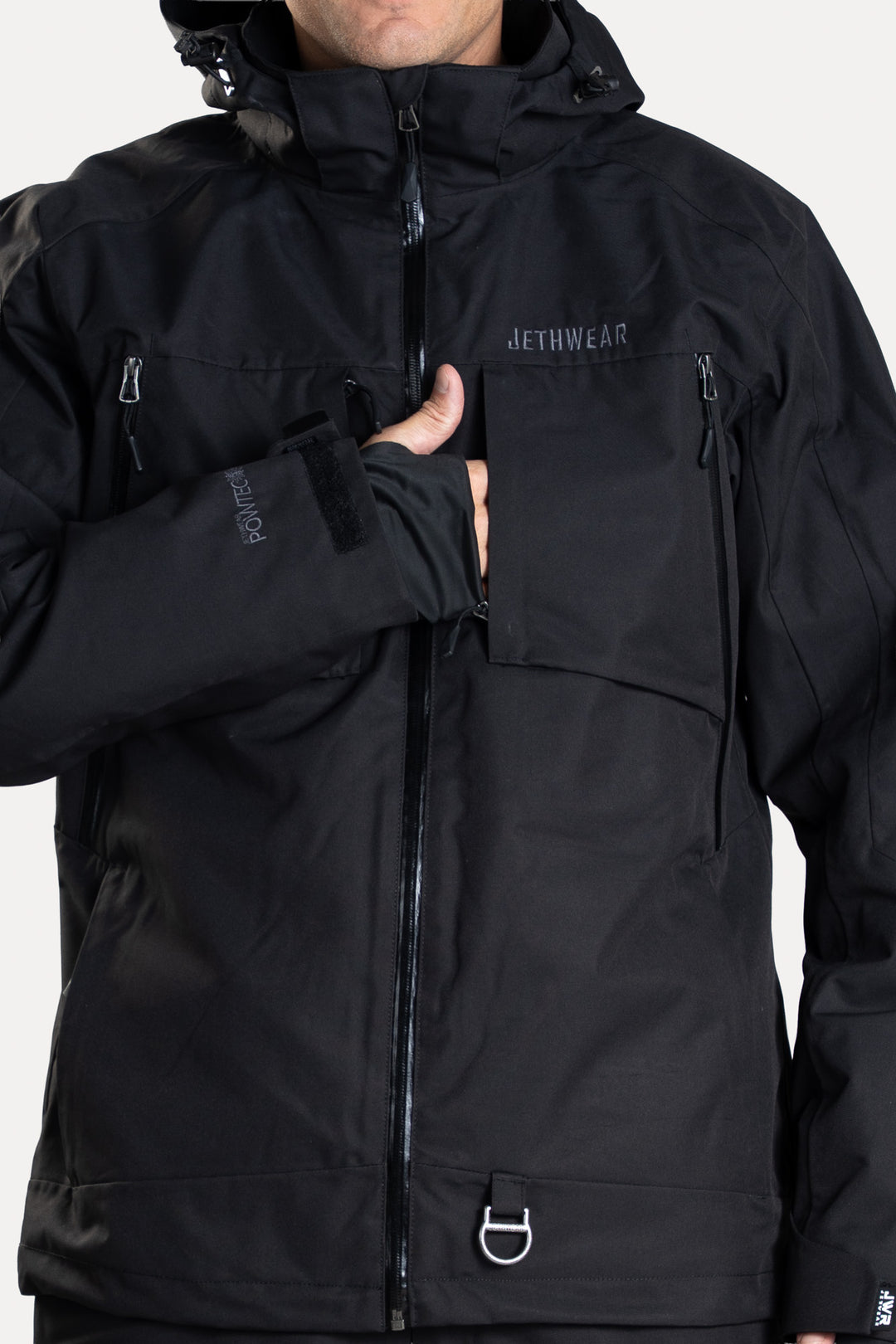 Jethwear Burn Jacket - Svart Skaljacka