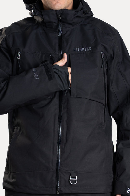 Jethwear Burn Jacket - Svart Skaljacka