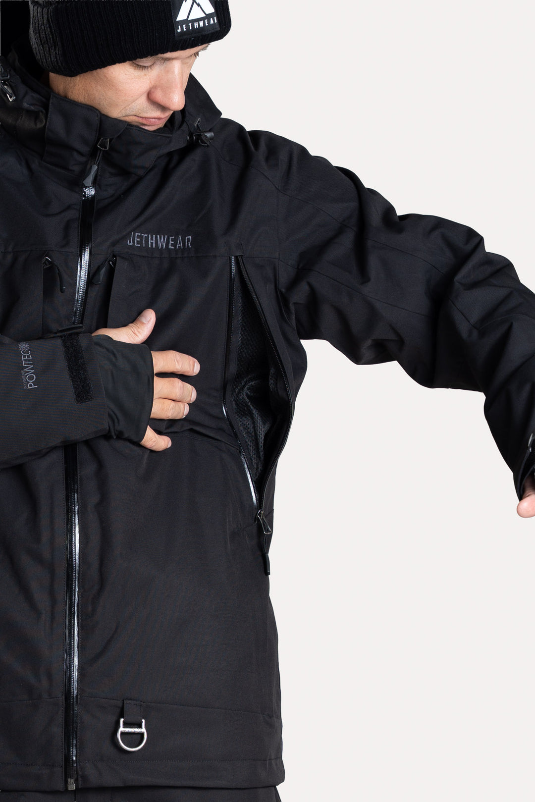 Jethwear Burn Jacket - Svart Skaljacka