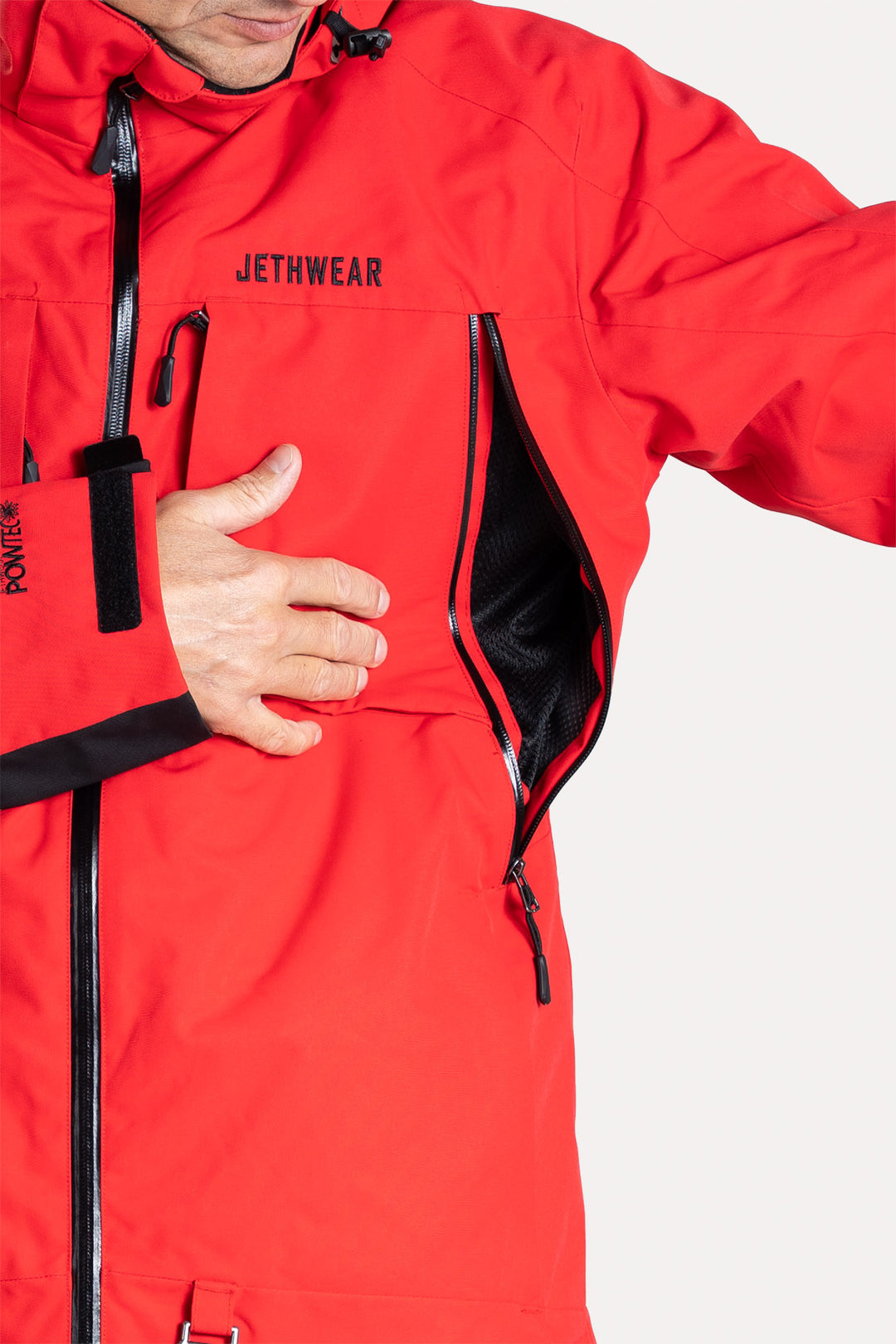 Jethwear Burn Jacket - Röd Skaljacka