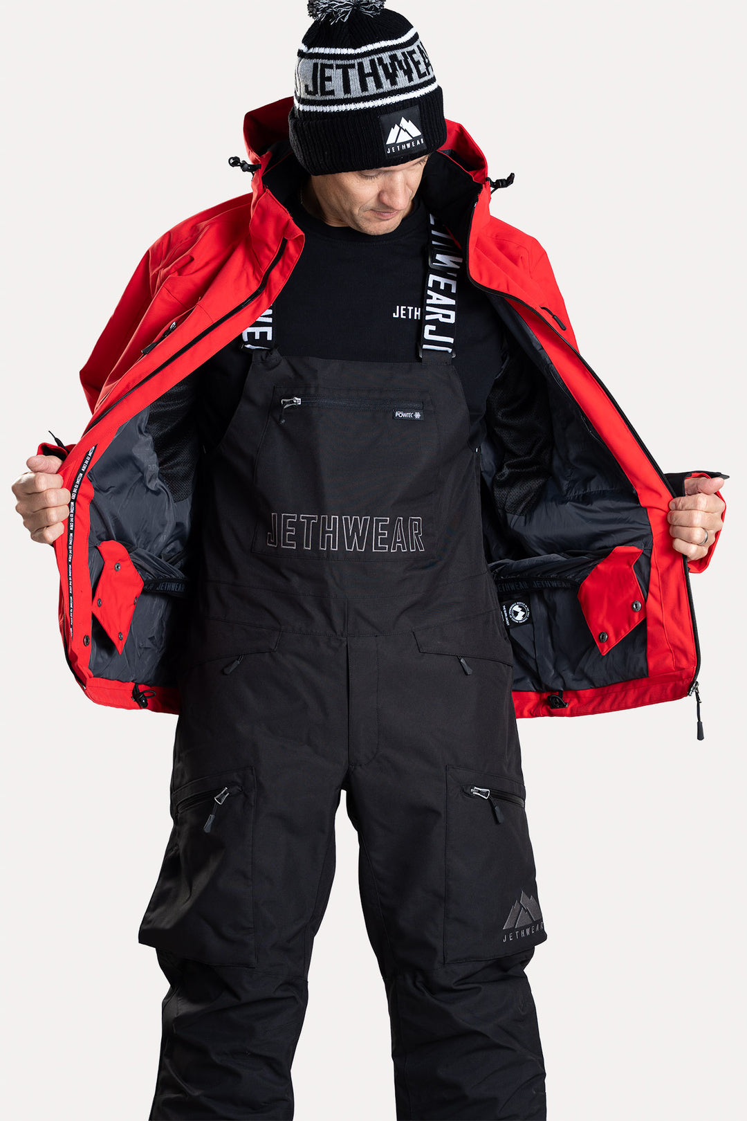 Jethwear Burn Jacket - Röd Skaljacka