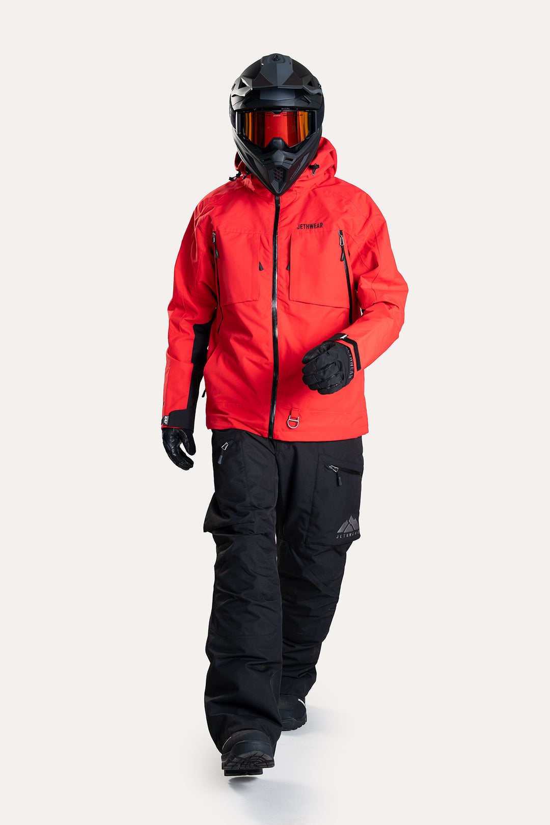 Jethwear Burn Jacket - Röd Skaljacka