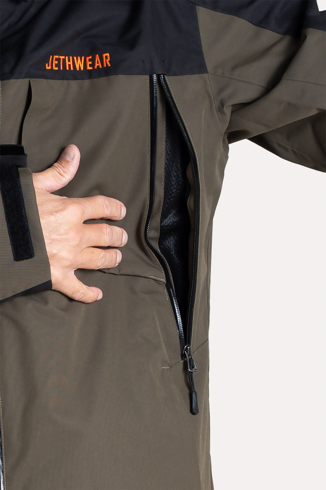Jethwear Burn Jacket - Grön Skaljacka