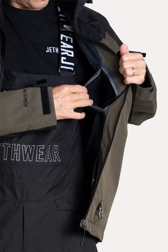 Jethwear Burn Jacket - Grön Skaljacka