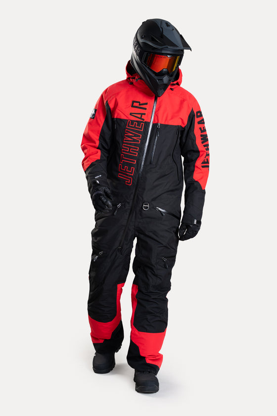 Jethwear The One - Vuoriton skootterihaalari musta/punainen