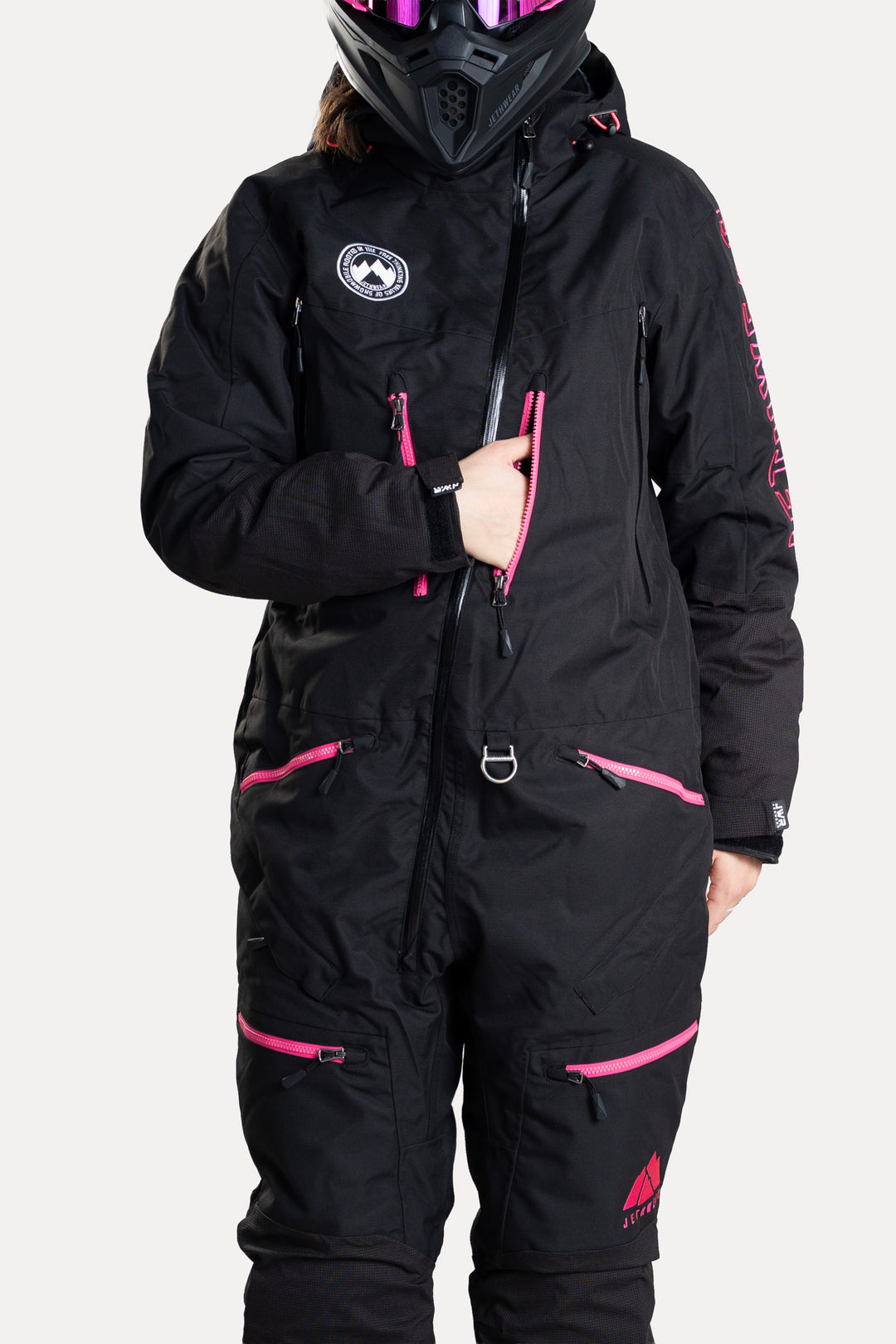 Jethwear W's Freedom Suit - Fodrad Skoteroverall Svart/Rosa