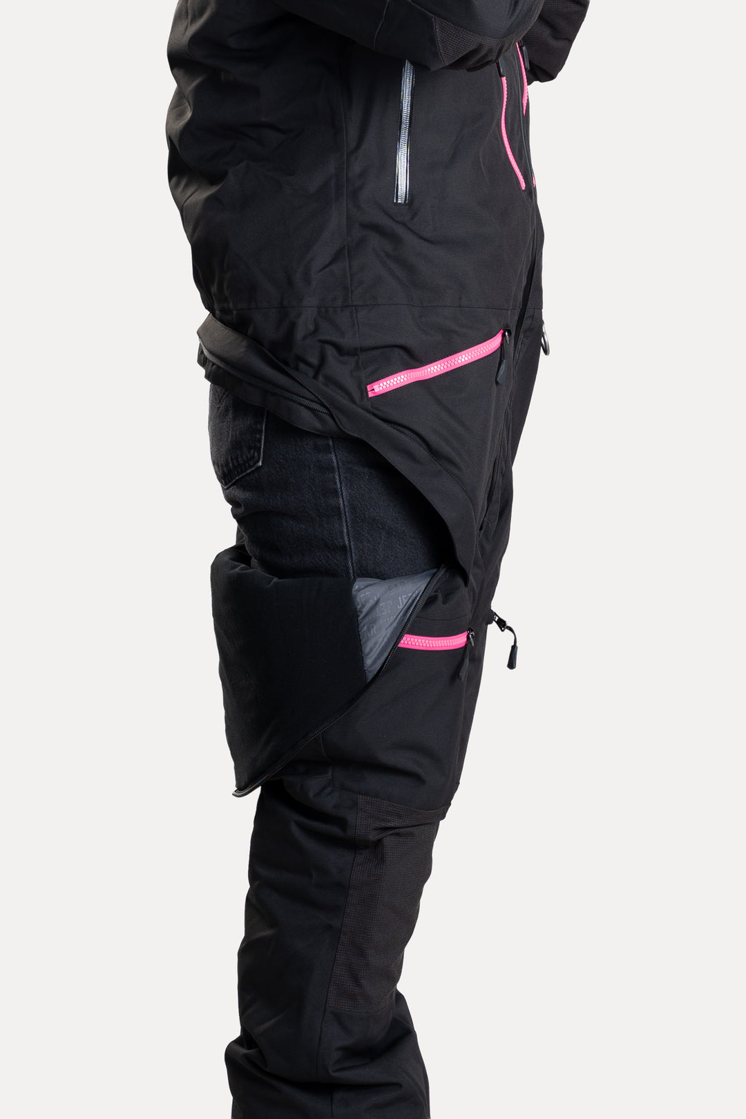 Jethwear W's Freedom Suit - Fodrad Skoteroverall Svart/Rosa