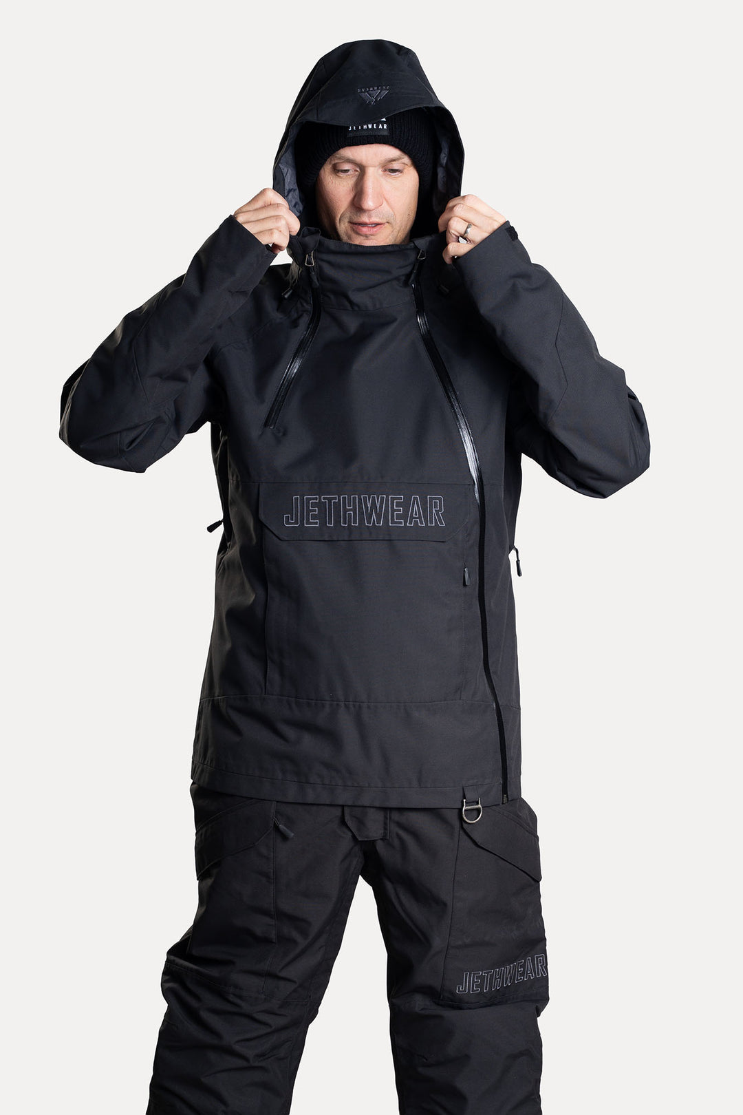 Jethwear Flight Anorak - Black/Iron