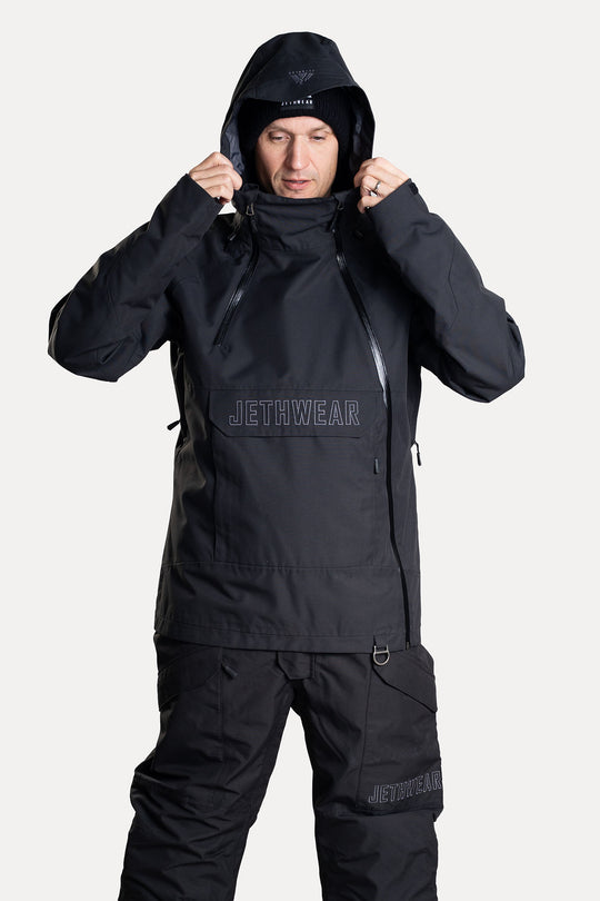 Jethwear Flight Anorak - Black/Iron