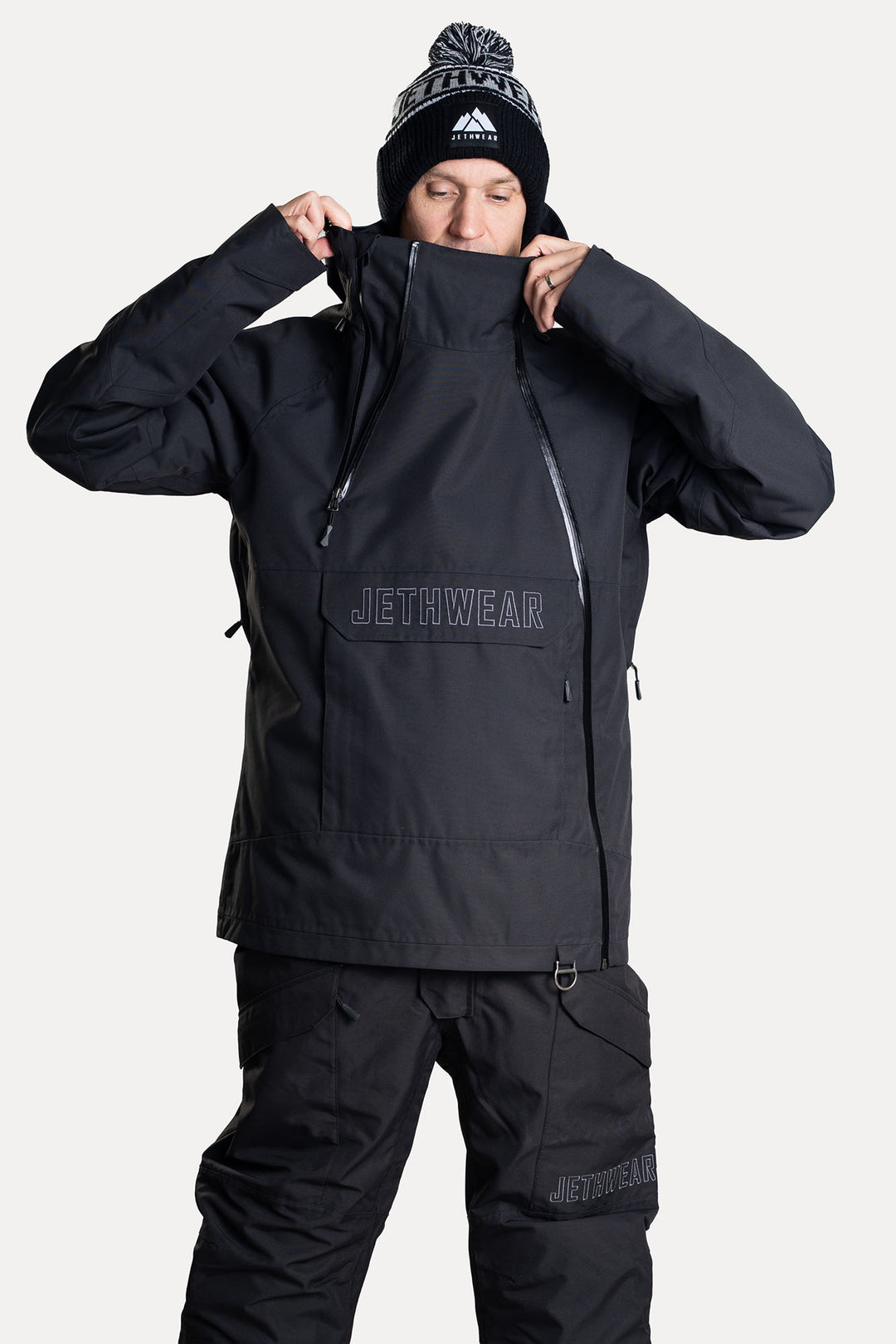 Jethwear Flight Anorak - Black/Iron
