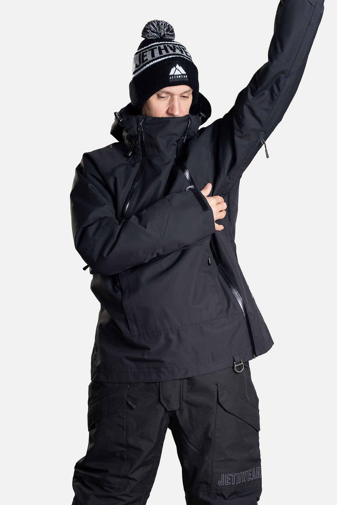 Jethwear Flight Anorak - Black/Iron