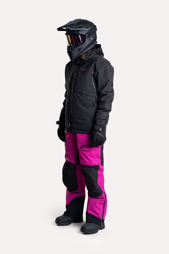 Jethwear Venture Jacket - Black/Flower S.A.F.E