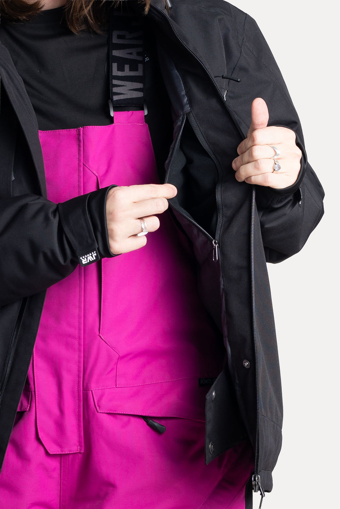 Jethwear Venture Jacket - Black/Flower S.A.F.E