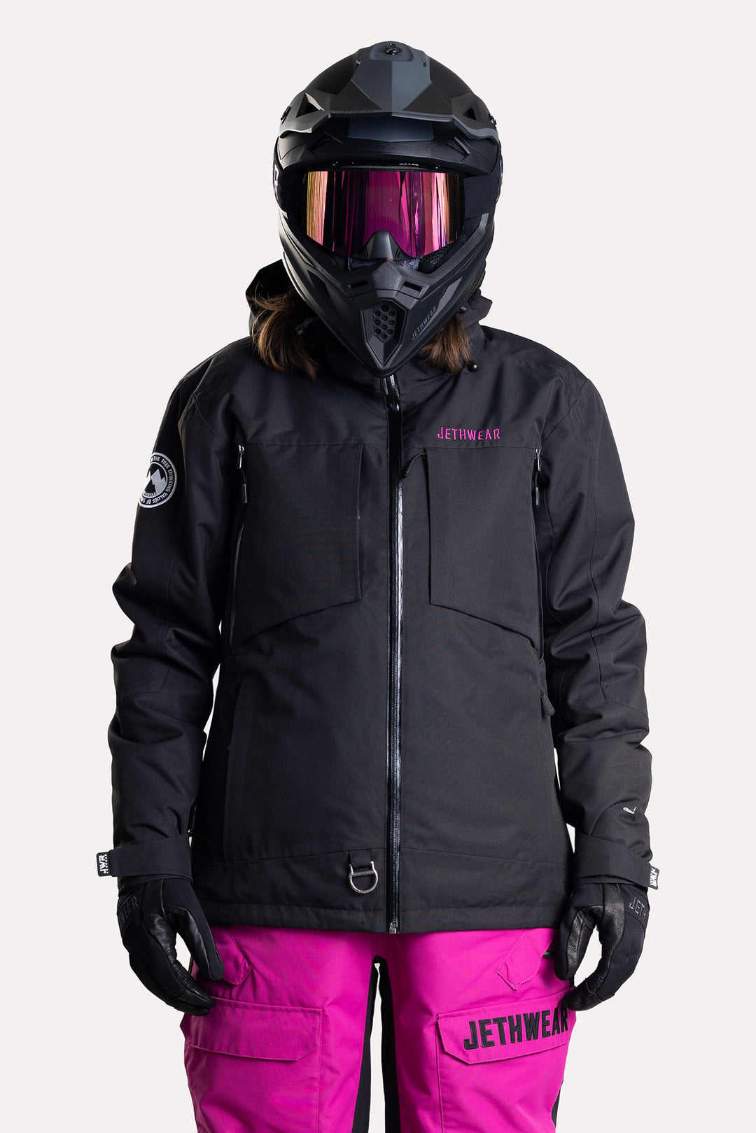 Jethwear Venture Jacket - Black/Flower S.A.F.E