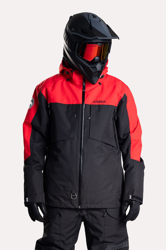 Jethwear Venture Jacket - Black/Red S.A.F.E