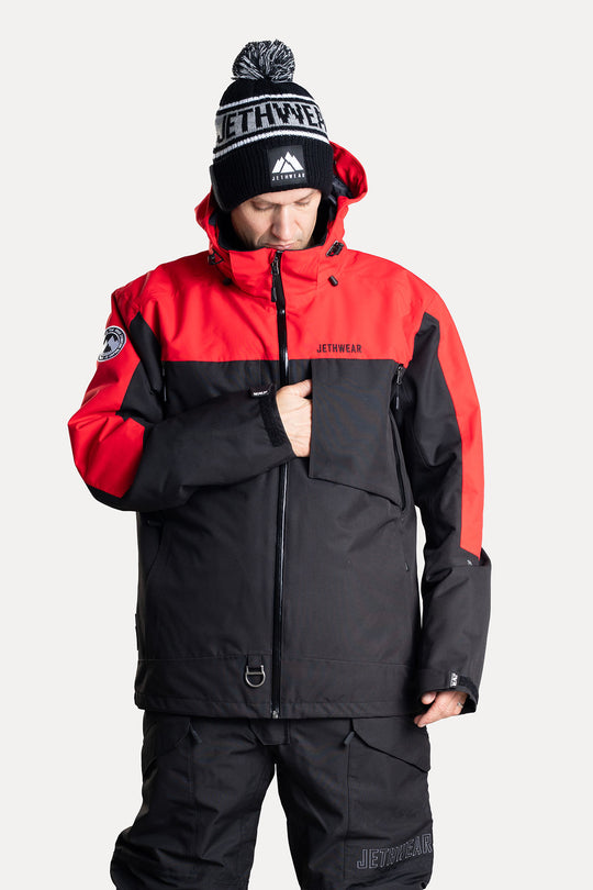 Jethwear Venture Jacket - Black/Red S.A.F.E