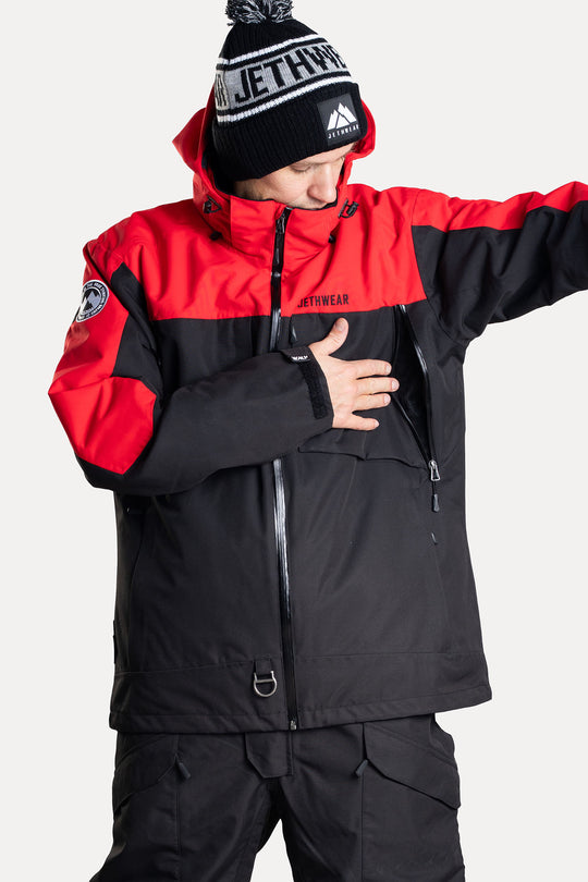 Jethwear Venture Jacket - Black/Red S.A.F.E
