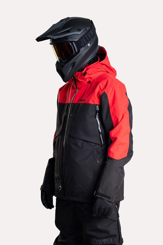 Jethwear Venture Jacket - Black/Red S.A.F.E