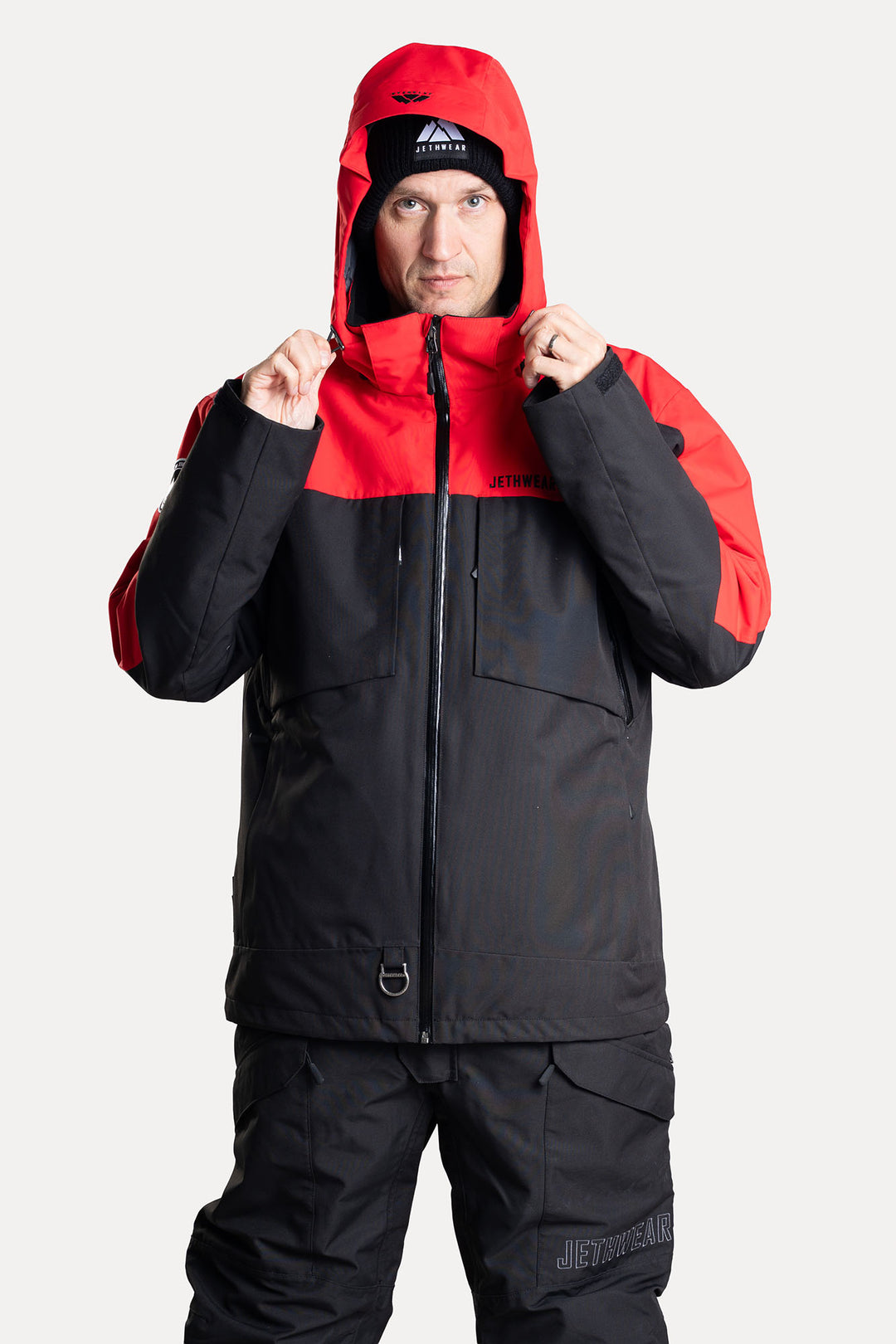 Jethwear Venture Jacket - Black/Red S.A.F.E