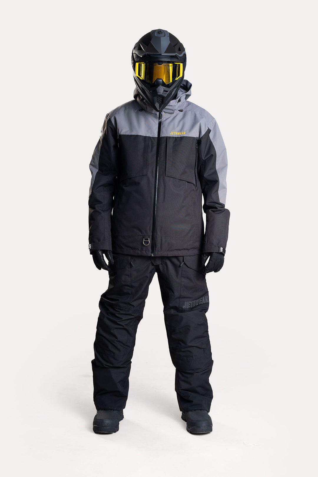 Jethwear Venture Jacket - Black/Grey/Yellow S.A.F.E