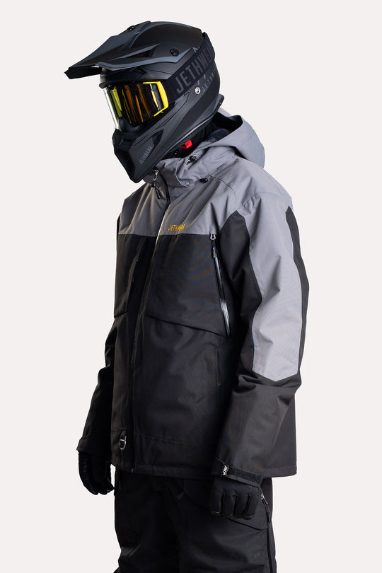 Jethwear Venture Jacket - Black/Grey/Yellow S.A.F.E