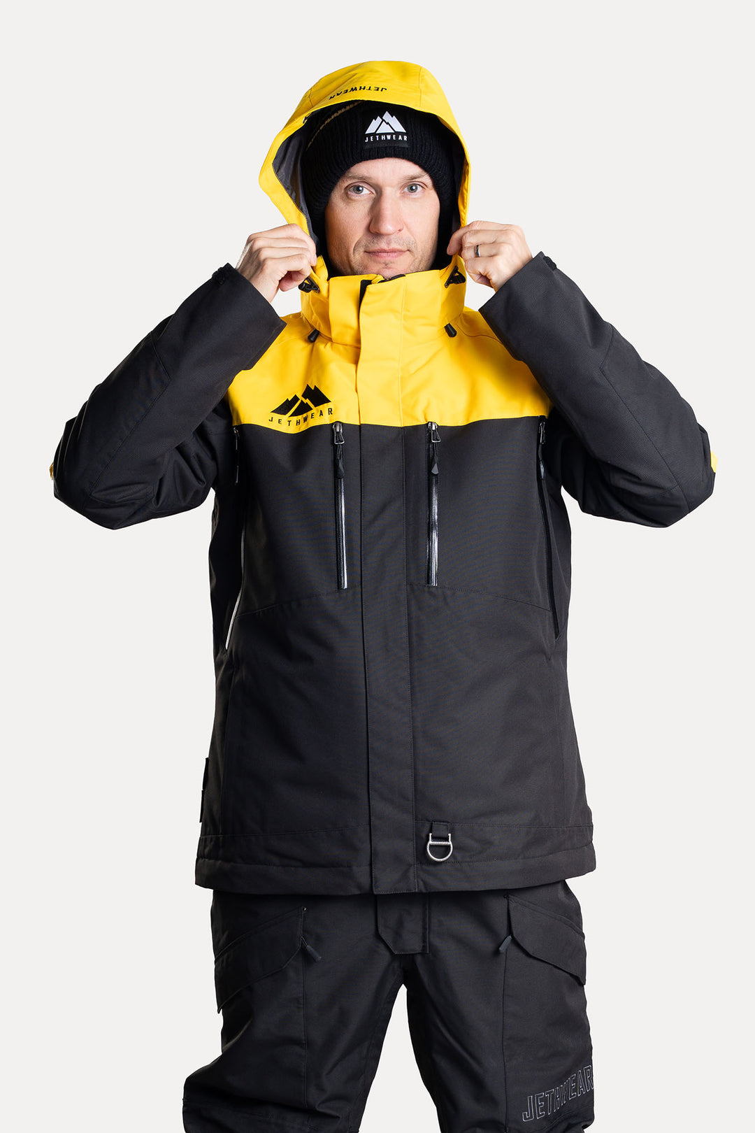 Jethwear Adapt Jacket - Black/Spectral yellow 3-in-1 jacka