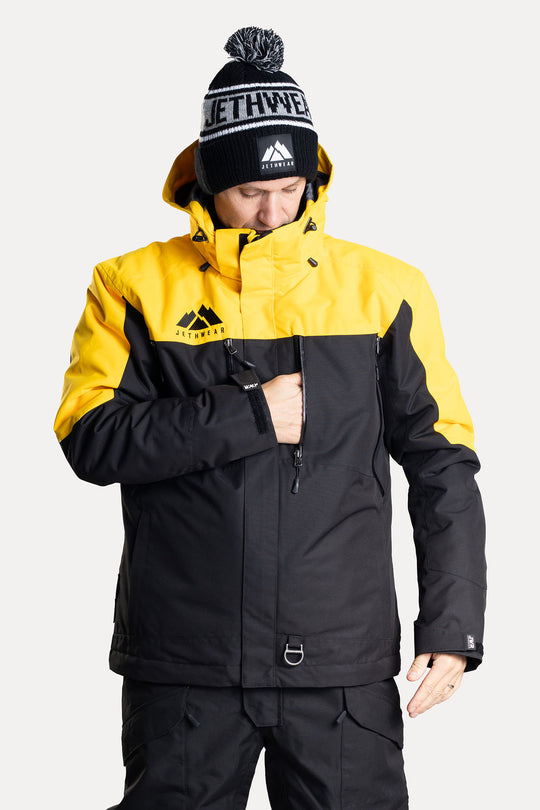 Jethwear Adapt Jacket - Black/Spectral yellow 3-in-1 jacka