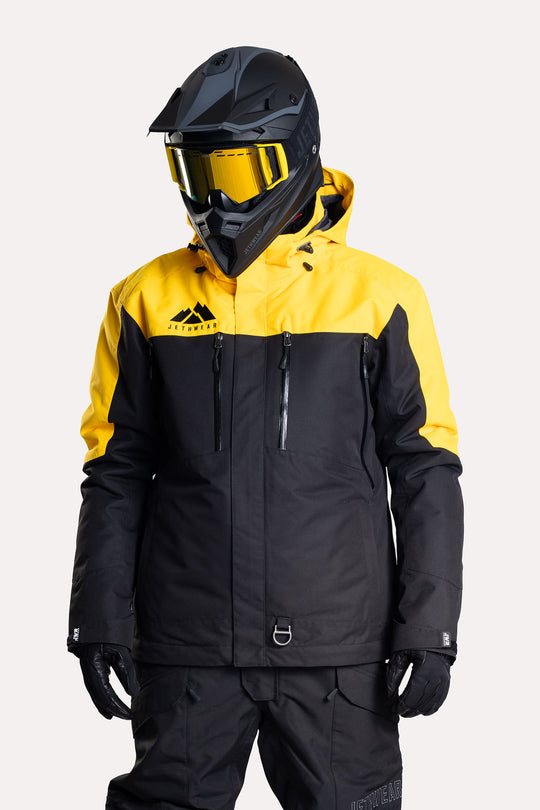 Jethwear Adapt Jacket - Black/Spectral yellow 3-in-1 jacka