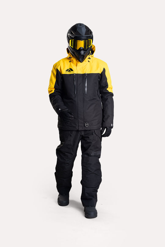 Jethwear Adapt Jacket - Black/Spectral yellow 3-in-1 jacka
