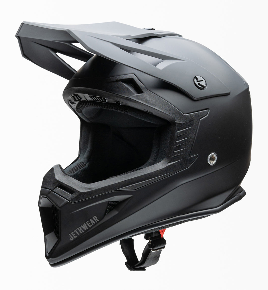 Jethwear Force Helmet - Black/Grey Skoterhjälm