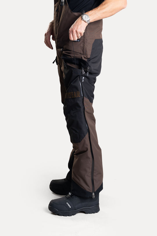 Jethwear M's Treeline Bib Pant - Earth/Black Skalbyxor