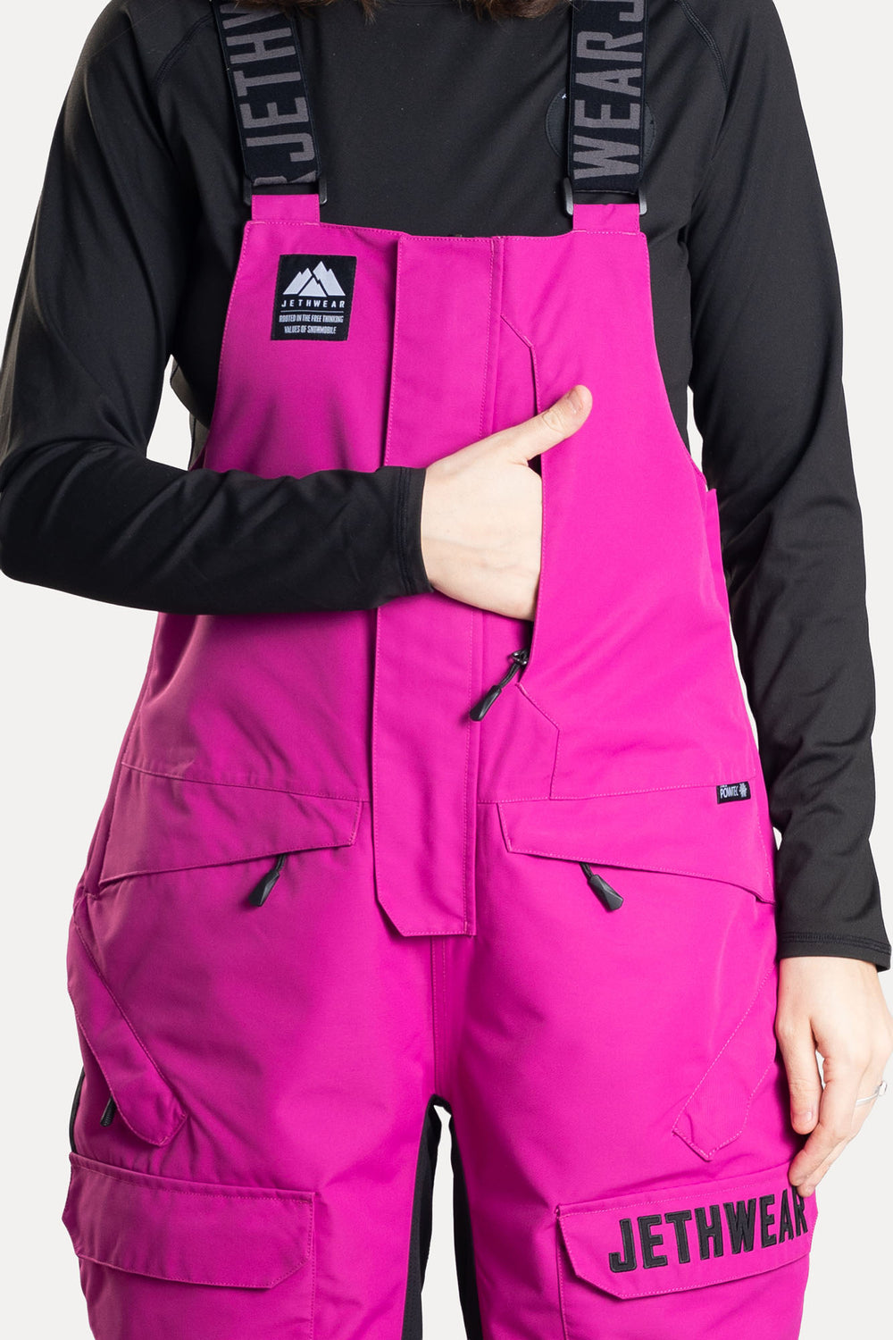 Jethwear W's Treeline Bib Pant - Flower/Black 60g