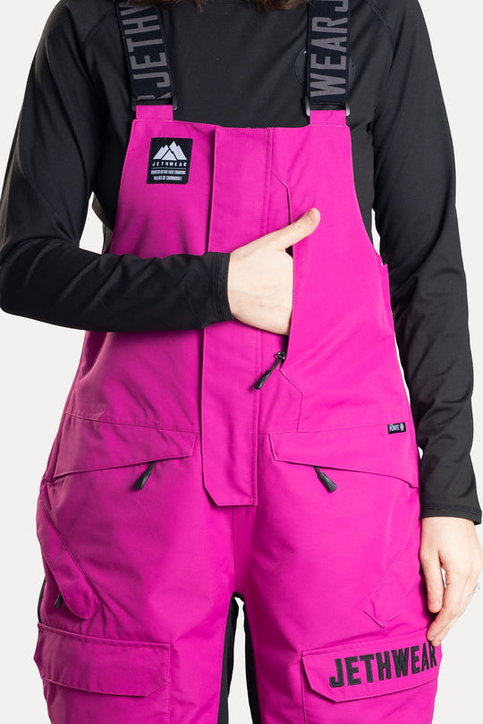 Jethwear W's Treeline Bib Pant - Flower/Black 60g