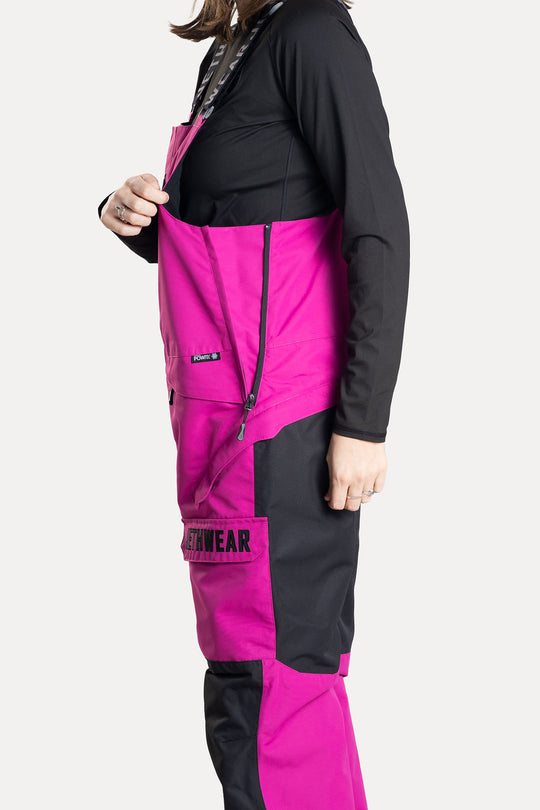 Jethwear W's Treeline Bib Pant - Flower/Black 60g
